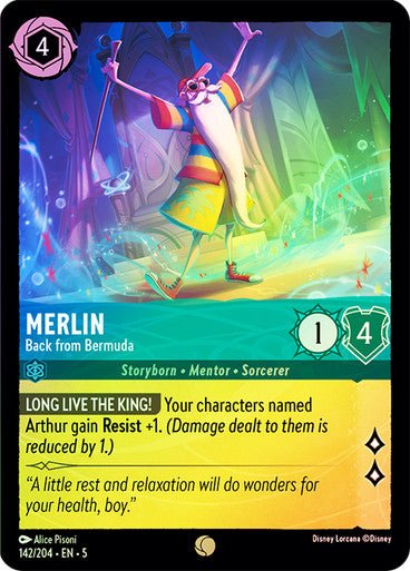 Merlin - Back from Bermuda (Cold Foil ) - Con T de Tlacuache - Ravensburger