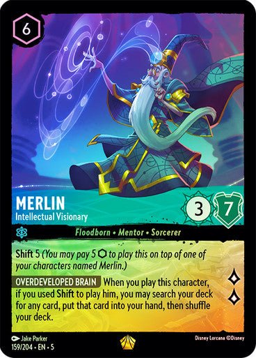 Merlin - Intellectual Visionary (Cold Foil ) - Con T de Tlacuache - Ravensburger