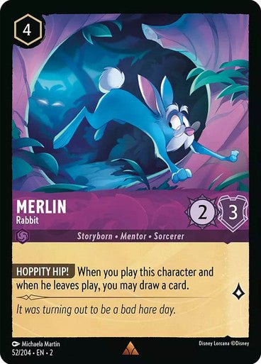 Merlin - Rabbit (Non - foil) - Con T de Tlacuache - Ravensburger