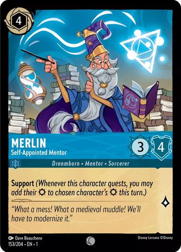 Merlin - Self - Appointed Mentor ( Non - foil ) - Con T de Tlacuache - Ravensburger