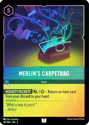 Merlin's Carpetbag (Cold Foil ) - Con T de Tlacuache - Ravensburger