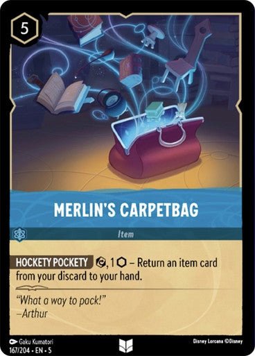 Merlin's Carpetbag (Non - foil ) - Con T de Tlacuache - Ravensburger