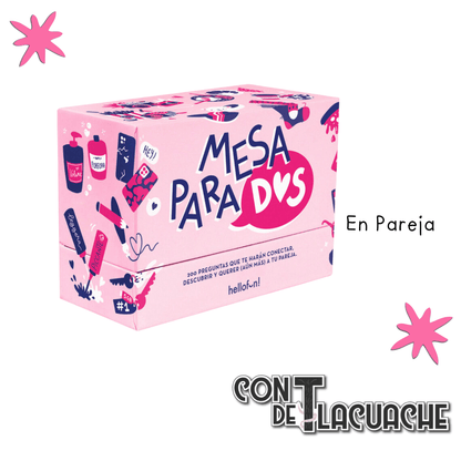 Mesa para dos | hellofun! - Con T de Tlacuache - Con T de Tlacuache