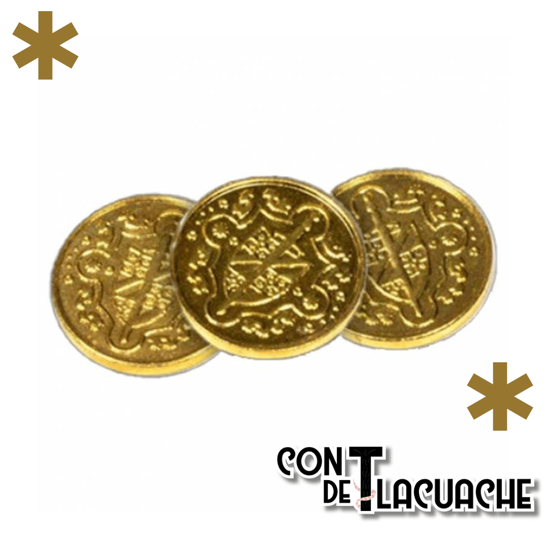 Metal Pirate Coins (50) | Dungeon Marvels - Con T de Tlacuache - Dungeon Marvels