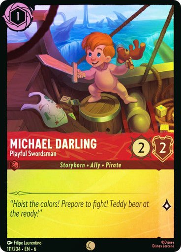 Michael Darling - Playful Swordsman ( Cold Foil ) - Con T de Tlacuache - Ravensburger