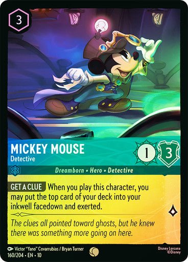Mickey Mouse - Detective (Cold Foil) - Con T de Tlacuache - Ravensburger