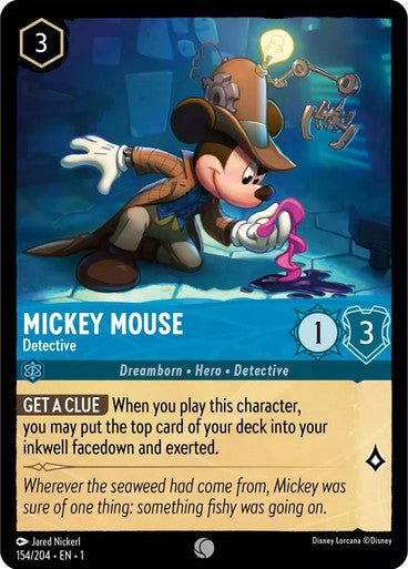 Mickey Mouse - Detective ( Non - foil ) - Con T de Tlacuache - Ravensburger