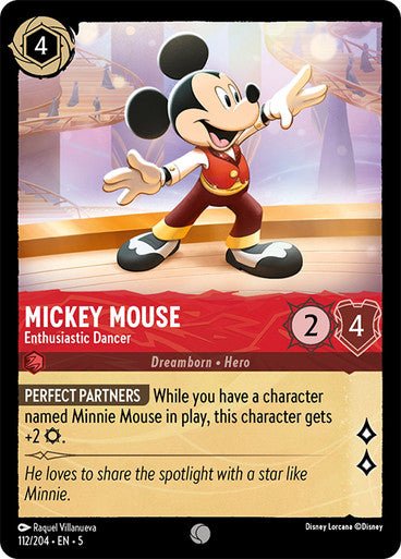 Mickey Mouse - Enthusiastic Dancer (Non - foil ) - Con T de Tlacuache - Ravensburger