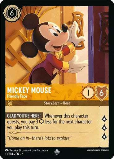 Mickey Mouse - Friendly Face (Non-foil)