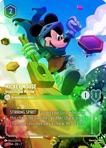 Mickey Mouse - Inspirational Warrior (Inkwash Foil) - Con T de Tlacuache - Ravensburger