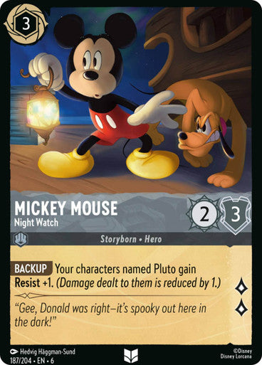 Mickey Mouse - Night Watch ( Non-foil )