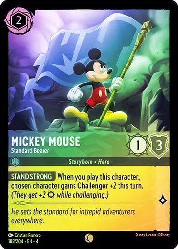 Mickey Mouse - Standard Bearer ( Cold Foil ) | Ravesburger - Con T de Tlacuache - Ravensburger