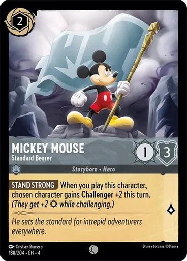 Mickey Mouse - Standard Bearer ( Non - foil ) | Ravesburger - Con T de Tlacuache - Ravensburger