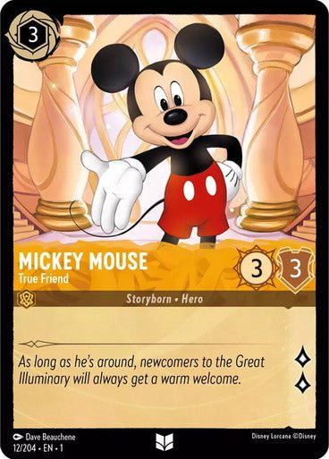 Mickey Mouse - True Friend ( Non - foil ) - Con T de Tlacuache - Ravensburger