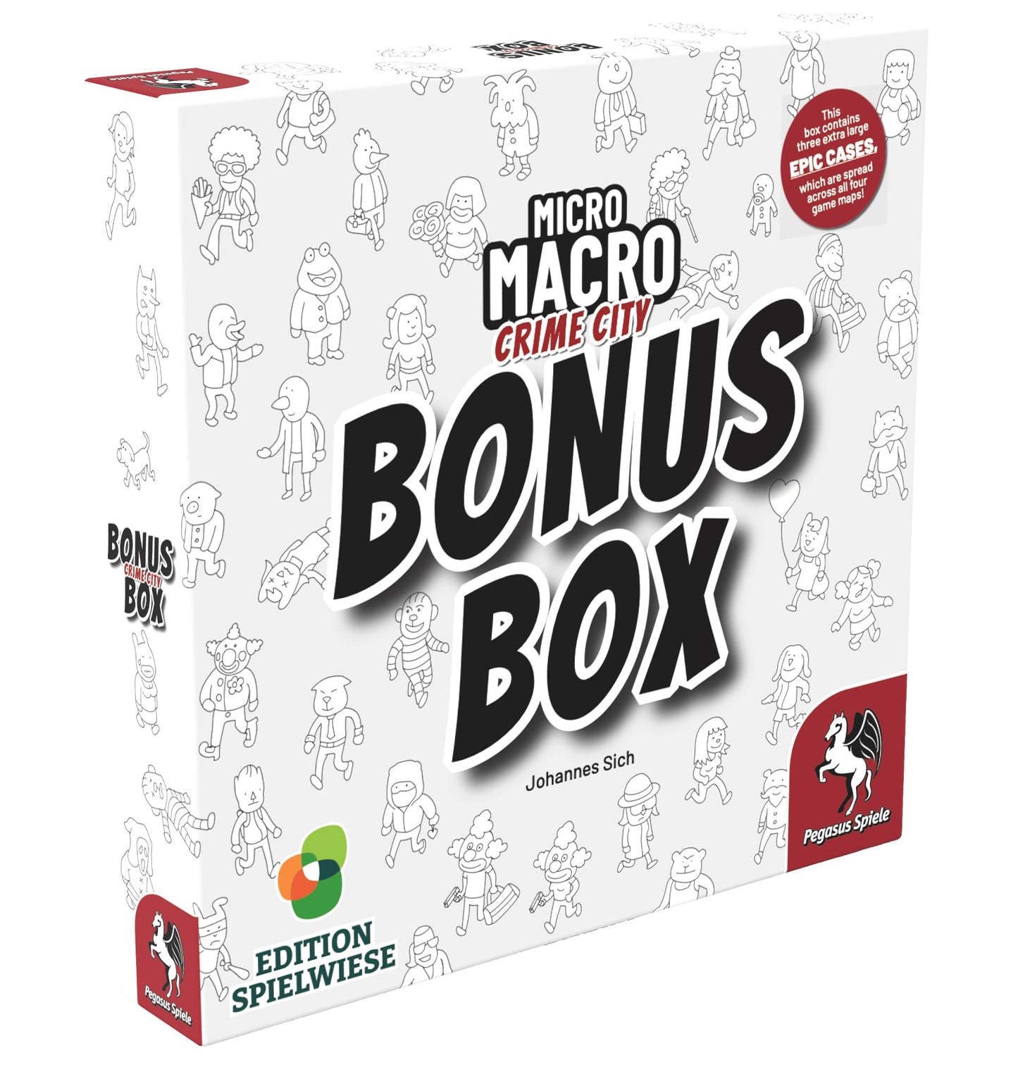 MicroMacro Crime City Bonus Box | Pegasus Spiele - Con T de Tlacuache - Con T de Tlacuache