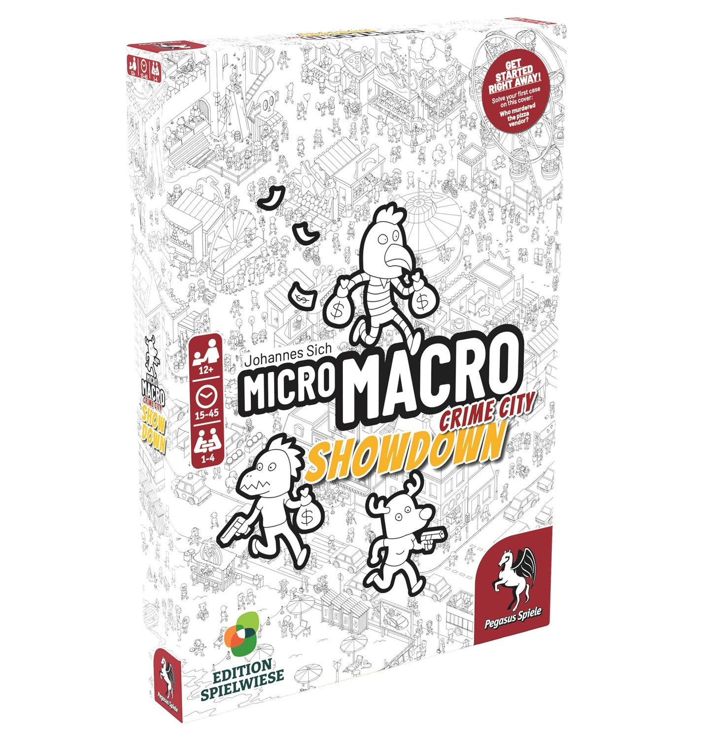 MicroMacro Crime City Showdown | Pegasus Spiele - Con T de Tlacuache - Con T de Tlacuache