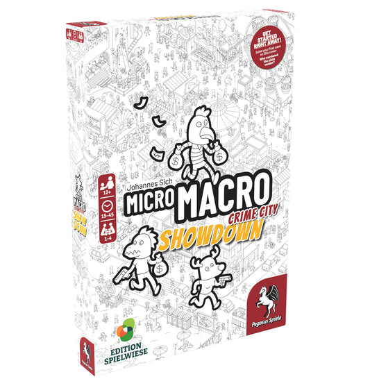 MicroMacro Crime City Showdown | Pegasus Spiele - Con T de Tlacuache - Con T de Tlacuache