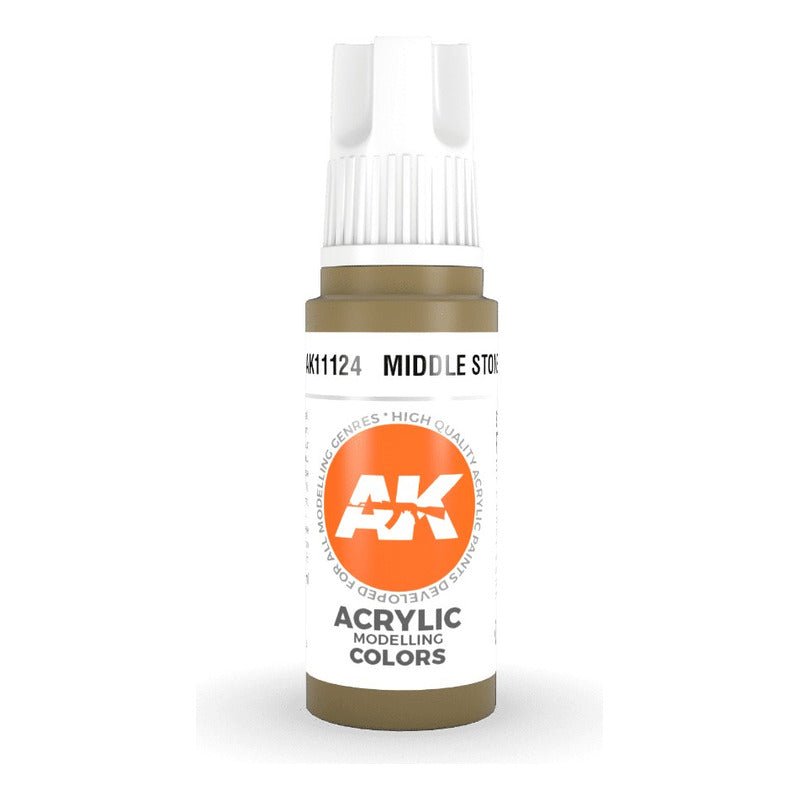 Middle Stone 17Ml | Ak Interactive - Con T de Tlacuache - AK Interactive