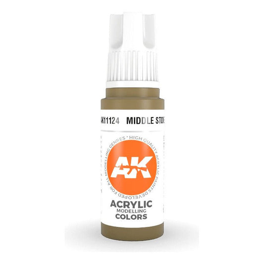Middle Stone 17Ml | Ak Interactive - Con T de Tlacuache - AK Interactive