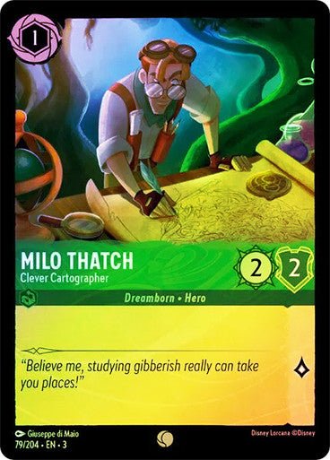 Milo Thatch - Clever Cartographer (Cold Foil) - Con T de Tlacuache - Ravensburger