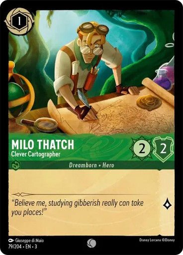 Milo Thatch - Clever Cartographer (Non - foil) - Con T de Tlacuache - Ravensburger