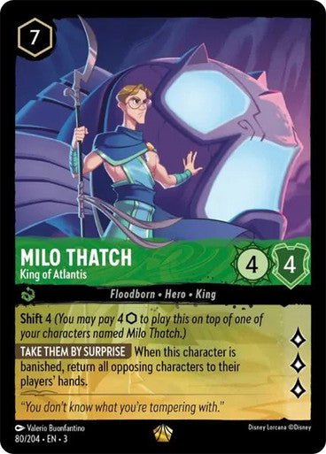 Milo Thatch - King of Atlantis (Non - foil) - Con T de Tlacuache - Ravensburger