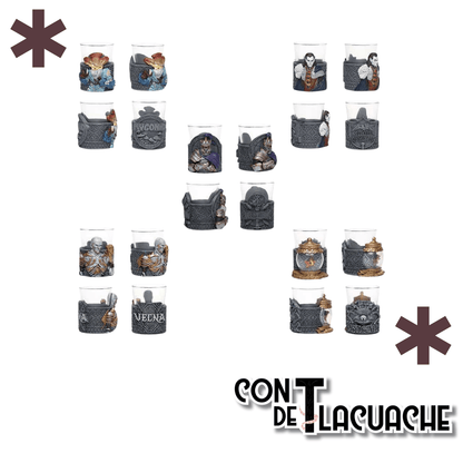 Mini Dice Cups Series Two | D&D - Con T de Tlacuache - D&D