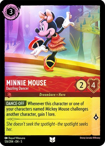 Minnie Mouse - Dazzling Dancer (Cold Foil ) - Con T de Tlacuache - Ravensburger