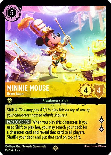 Minnie Mouse - Drum Major (Cold Foil ) - Con T de Tlacuache - Ravensburger
