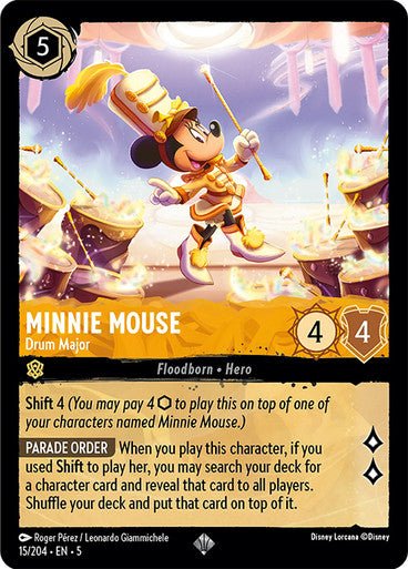 Minnie Mouse - Drum Major (Non - foil ) - Con T de Tlacuache - Ravensburger