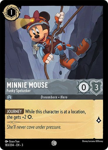 Minnie Mouse - Funky Spelunker (Non - foil) - Con T de Tlacuache - Ravensburger