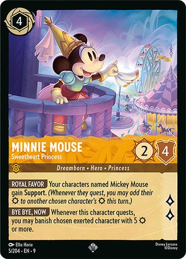 Minnie Mouse (Non - foil) - Con T de Tlacuache - Ravensburger