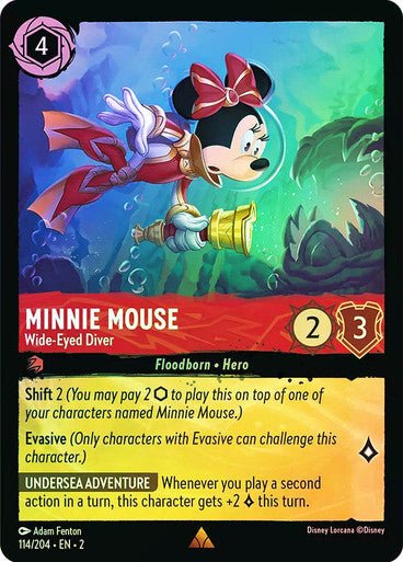 Minnie Mouse - Wide - Eyed Diver (Cold Foil) - Con T de Tlacuache - Ravensburger