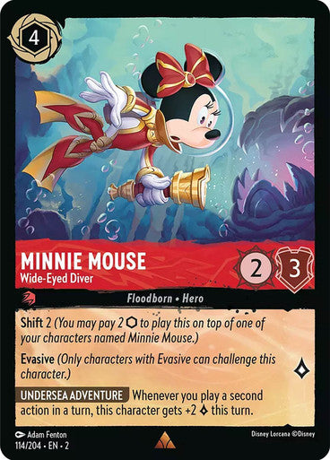 Minnie Mouse - Wide-Eyed Diver (Non-foil)