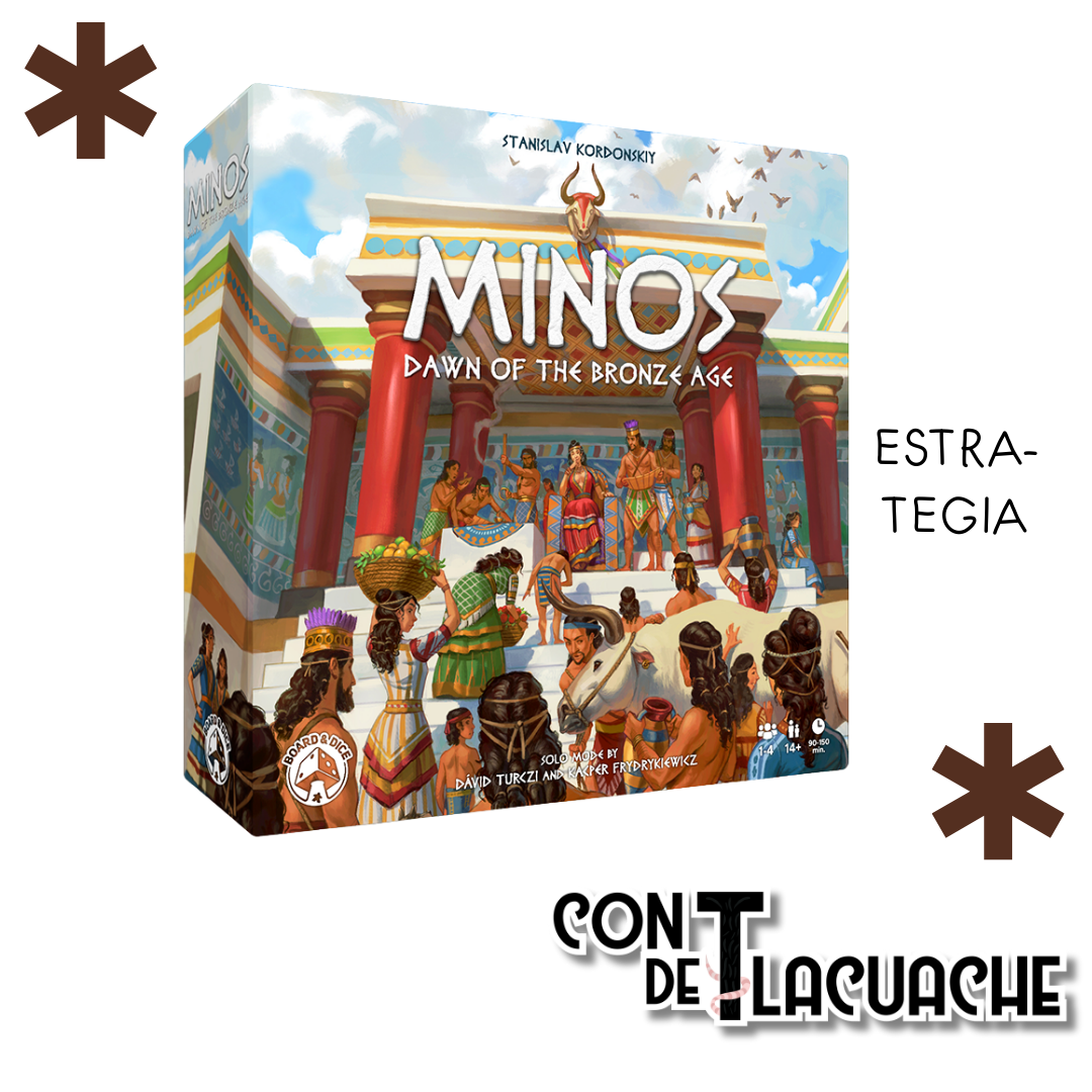 Minos: Dawn of the Bronze Age | Board & Dice - Con T de Tlacuache - Board Dice