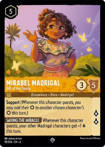 Mirabel Madrigal - Gift of the Family ( Non - foil ) | Ravesburger - Con T de Tlacuache - Ravensburger
