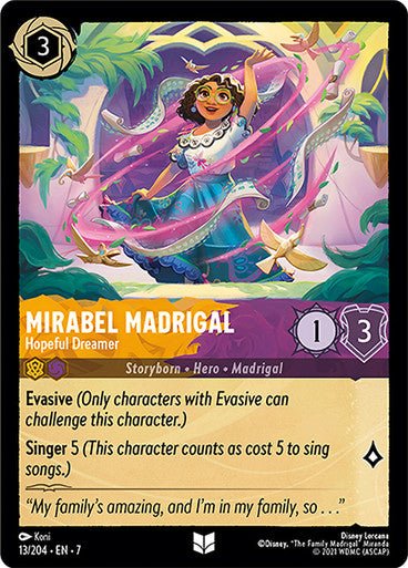 Mirabel Madrigal - Hopeful Dreamer (Non - foil) - Con T de Tlacuache - Ravensburger