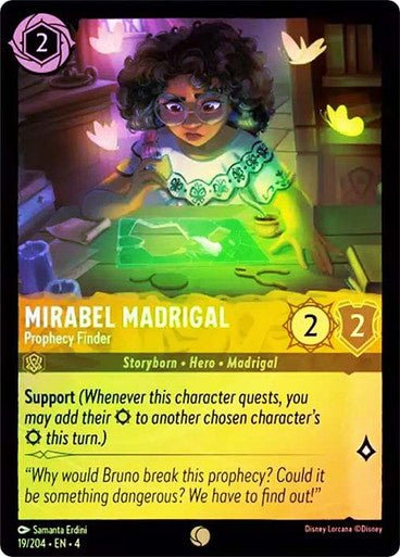 Mirabel Madrigal - Prophecy Finder ( Cold Foil ) | Ravesburger - Con T de Tlacuache - Ravensburger