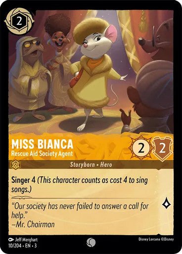 Miss Bianca - Rescue Aid Society Agent (Non - foil) - Con T de Tlacuache - Ravensburger