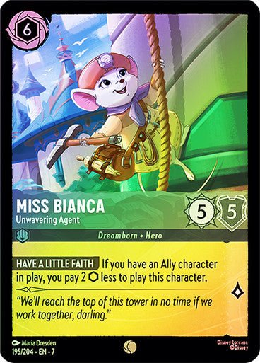 Miss Bianca - Unwavering Agent (Cold Foil) - Con T de Tlacuache - Ravensburger