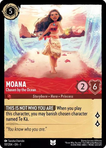 Moana - Chosen by the Ocean ( Non - foil ) - Con T de Tlacuache - Ravensburger