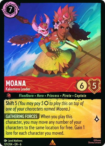 Moana - Kakamora Leader ( Cold Foil ) - Con T de Tlacuache - Ravensburger