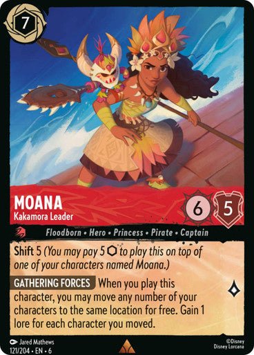 Moana - Kakamora Leader ( Non - foil ) - Con T de Tlacuache - Ravensburger