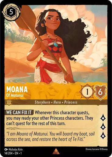 Moana - Of Motunui ( Non - foil ) - Con T de Tlacuache - Ravensburger