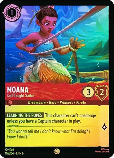 Moana - Self - Taught Sailor ( Cold Foil ) - Con T de Tlacuache - Ravensburger