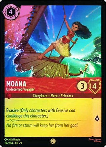Moana - Undeterred Voyager (Cold Foil) - Con T de Tlacuache - Ravensburger