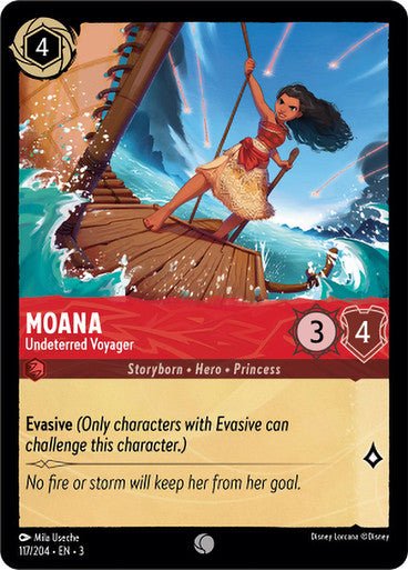 Moana - Undeterred Voyager (Non - foil) - Con T de Tlacuache - Ravensburger