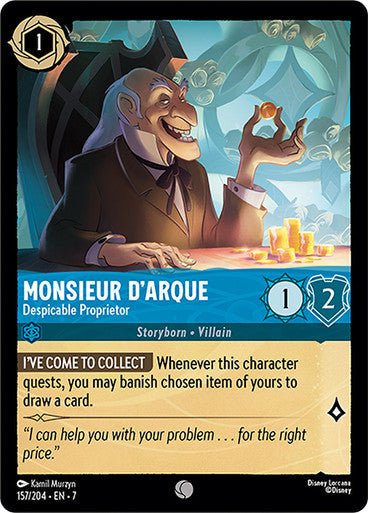 Monsieur D'Arque - Despicable Proprietor (Non - foil) - Con T de Tlacuache - Ravensburger