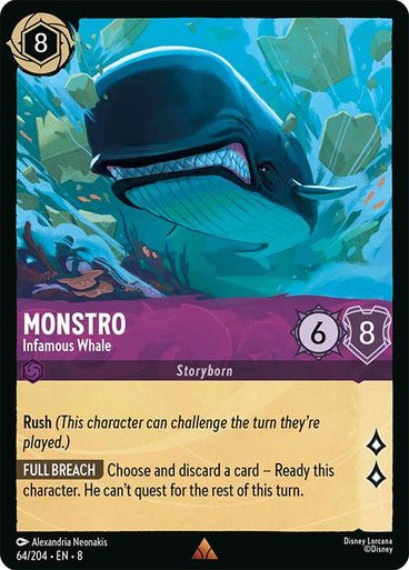 Monstro - Infamous Whale (Non - foil) - Con T de Tlacuache - Ravensburger