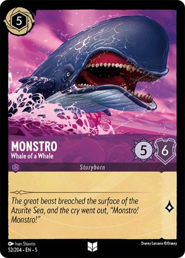 Monstro - Whale of a Whale (Non - foil ) - Con T de Tlacuache - Ravensburger